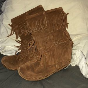 Fringe boots!!!